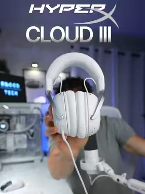 Would you wear these as your main headphones? #hyperx #cloud3 #wired #white #headset 