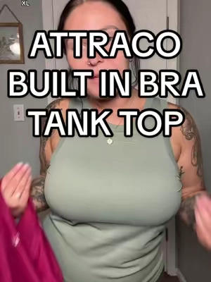 Loves the old ones, but they just got even better! 🤩 #attraco #builtinbra #builtinbratank #tank #tanktop 