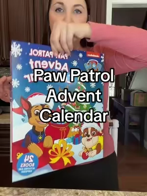 A Paw Patrol advent calendar with 24 days of books!!!! 📕 #pawpatroladventcalendar #kidsadventcalendar #toddlergiftideas #toddleradventcalendar #bookadventcalendar 