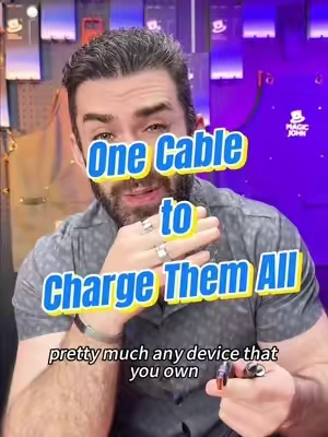 Want faster charging? Go with Magic John’s 65W super charging cable. #MAGICJOHN #losangeles #foryoupage❤️❤️ #chargingcable #TikTokshopbacktoschool 