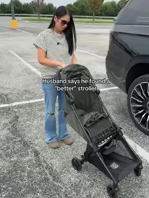 He did good on that one! #mompushstroller #travelstroller #lightweightstroller 