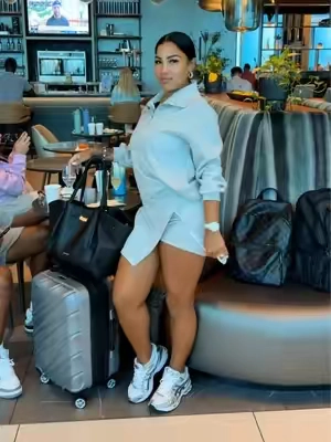 This set was perfect for travel … cute & comfy. Size medium ; 5’4; 150ish lbs #skortoutfit #tiktokcreatorpicks #tiktokbacktoschool #2pieceset 