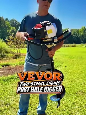 VEVOR 52cc Gas Post Hole Digger – Heavy Duty Earth Auger with 6” & 10” Bits + Extensions for Fence Posts, Decks, Trees & Farm Projects SEO Description Make digging post holes faster and easier with this VEVOR 52cc gas-powered post hole digger. This heavy-duty earth auger includes 6-inch and 10-inch auger bits plus extensions, making it great for fence posts, deck footings, mailbox posts, sign posts, planting trees and shrubs, farm fencing, livestock pens, landscaping, homesteads, gardens, and other outdoor projects. A powerful option when you have multiple holes to dig and don’t want to tackle them all by hand. Keywords: gas post hole digger, earth auger, 52cc auger, fence post hole digger, fence building tools, farm tools, landscaping equipment, tree planting auger, deck building tools, homestead tools, outdoor power equipment, VEVOR tools 5 Hashtags #PostHoleDigger #EarthAuger #FenceBuilding #FarmTools #VEVOR 