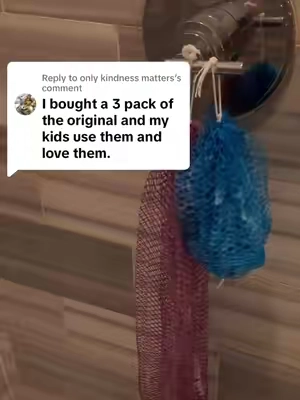 Replying to @only kindness matters the African Net sponges come in different sizes so you have no excuse! #showertok #showerproducts #africannetsponge #bathtime #showerroutine 