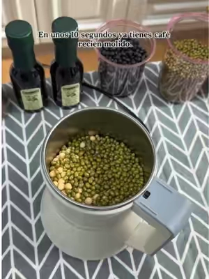Molino eléctrico multifuncional de 300 vatios, molino de harina doméstico de acero inoxidable con enchufe directo, molino multifuncional para frijoles, electrodoméstico, cafetera #kitchengadgetmusthave #musthavekitchengadgets #grinder #KitchenHacks