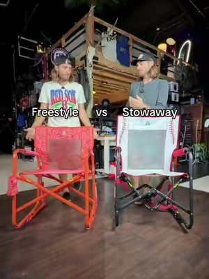 There is a clear winner here #campingchair #portablechair #gcirockerchair #baseballtiktok #tiktokshopcreatorpicks 