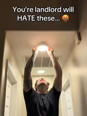 You’re landlord is gonna HATE these lights… 