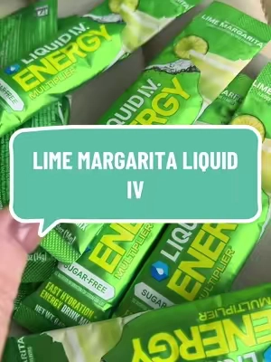 This lime margarita flavor is so good but it’s hard to find in ANY stores ☀️ @Liquid I.V. #electrolytes #hydration 
