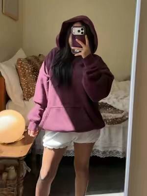 Cozy and great material! Pacsun always has the best hoodies 🍂🎃 #pacsun #fallfashion  #outfitideas #chicaesthetic #downtowngirl oversized hoodie cotton clothes fall clothes back to school hoodie college kids try on pacsun finds pacsun oversized hoodie @pacsun 