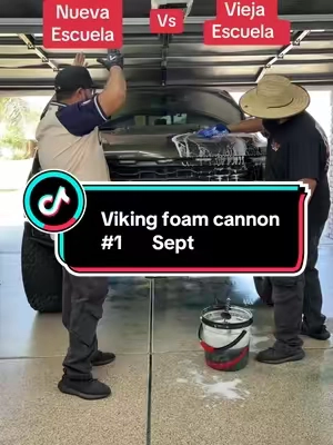 Step up your detailing game with this foam cannon! #carcare #carcaretips #carcaretools #vikingcarcare #cardetailing @VIKING Car Care 