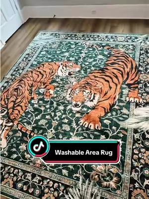 this area rug is next level  #arearug #washablerug #homedecor #rug #interiordesign 
