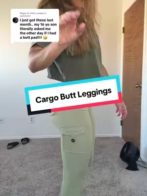 Replying to @Vicki Landau Snatched through the waist with cargo pocket details. These make the whole outfit. 🙌 #YEOREO #legging #CargoLeggings #ActivewearStyle #TikTokshopbacktoschool 