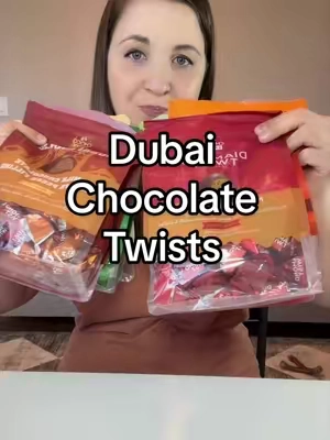 I can’t even decide which one is my favorite bc they’re all so dang gooood #chocolake #dubaichocolate #dubaichocolatetwists #dubaichocolatetruffles 