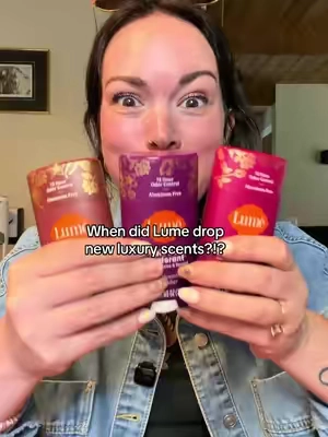 These new Lume scents are inspired by luxury perfumes and smell absolutely amazing!! #lume #lumedeodorant  #bodyodor #deodorant 