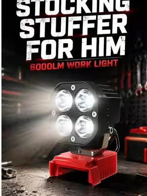 This little light is stupid bright. #WorkLight #ToolTok #GarageTools #MilwaukeeBattery #TikTokShopFinds @Azocekofficial 