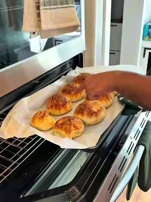 Así de rico le quedaron los panes a mi esposo con esta maquinita 