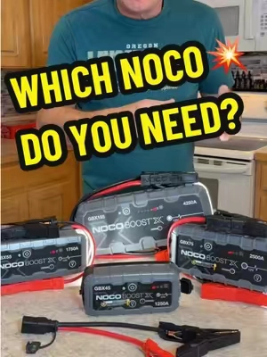 Which NOCO Boost X do you actually need? From everyday cars to big diesels, here’s how I choose between the GBX45, GBX55, GBX75 and GBX155. #NOCO #JumpStarter #CarTools #falldealsforyou #NocoSuperBrandDay @noco 