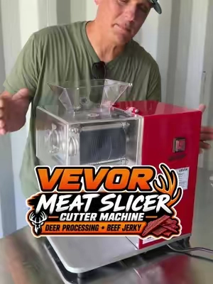VEVOR 850W Commercial Meat Slicer & Cutter Machine – 3.5mm Heavy-Duty Electric Meat Cutting Machine for Beef, Pork, Venison & Deer Processing SEO Description: Make meat processing faster and easier with the VEVOR 850W Commercial Meat Cutter Machine. This heavy-duty electric slicer delivers consistent 3.5mm cuts and is great for slicing beef, pork, chicken, venison and other meats. Perfect for deer hunters processing their own harvest, home butchering, restaurants, butcher shops, farms and commercial kitchens. A powerful option for quickly preparing meat for jerky, stir-fry, hot pot, meal prep and more. Keywords: VEVOR meat slicer, meat cutter machine, commercial meat slicer, electric meat cutter, venison slicer, deer processing equipment, deer meat slicer, butcher equipment, beef slicer, pork slicer, wild game processing, meat processing machine, 850W meat cutter, 3.5mm meat slicer 5 Hashtags: #MeatSlicer #DeerProcessing #Venison #ButcherTools #VEVOR 