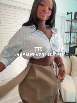Urban revivo outfit 😍 #urbanrevivo #croptop #shorts 