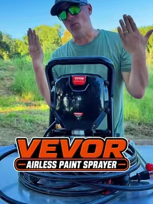 VEVOR 3000 PSI 750W Airless Paint Sprayer – High Pressure Electric Paint Sprayer for Walls, Ceilings, Fences, Cabinets, Doors & Home Projects The VEVOR 3000 PSI 750W Airless Paint Sprayer is built to help tackle painting projects faster with smooth, even coverage without relying on brushes and rollers. Great for interior and exterior painting, including walls, ceilings, fences, decks, cabinets, doors, sheds, garages, workshops, and home renovation projects. The high-pressure airless system sprays paint directly from the container, making it a solid choice for DIY homeowners, remodelers, landlords, and contractors looking to cover larger areas efficiently. Features a full metal spray gun, suction hose, high-pressure hose, and portable stand-style design for easier setup and use. KEYWORDS: VEVOR airless paint sprayer, 3000 PSI paint sprayer, 750W paint sprayer, electric paint sprayer, airless paint gun, high pressure paint sprayer, house paint sprayer, wall paint sprayer, fence paint sprayer, deck paint sprayer, cabinet paint sprayer, interior paint sprayer, exterior paint sprayer, DIY painting tools, home improvement tools, contractor paint sprayer, professional paint sprayer, remodeling tools #VEVOR #AirlessPaintSprayer #PaintSprayer #HomeImprovement #DIYProjects 