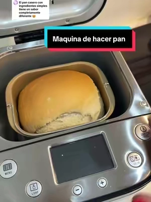 Replying to @Lioraaaaaa De esos aparatos que uno prueba una vez y después no quiere dejar de usar 😍🍞 Si te gusta el pan casero pero no quieres complicarte, esta máquina te lo hace muchísimo más fácil. Tiene varios tamaños, múltiples funciones y opción gluten free, así que es súper práctica para tener pan fresco en casa. #breadmaker#breadmachine#TikTokShopCreatorPicks#homebread#kitchenfinds 