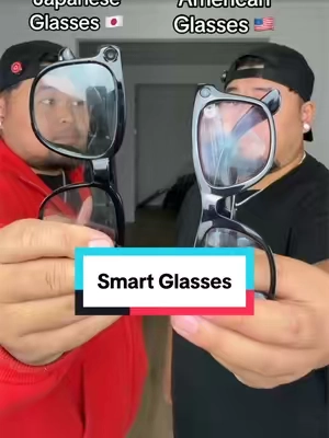I can’t believe the difference between these Smart Glasses  #SmartGlasses #AiGlasses #Glasses 