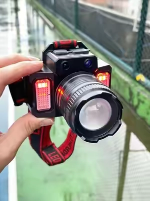 Linterna frontal LED, linterna frontal impermeable rechargeable por USB para exploracion, camping al aire libre. Muy bonita recomendada #led #flashlight #lights #headlamp #toolupgrade 
