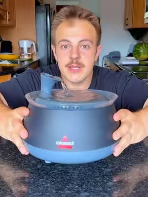 We can finally get rid of our nasty slimy water bowls 🤢 #petwaterfountain #catbowl #dogbowl #waterbowl #petwaterbowl