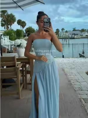 Classy, stunning & elegant .. perfect for fall weddings #weddingguestdress #fallwedding #cider 