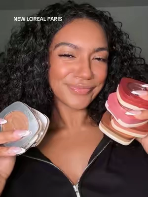 New @loréal paris usa you need to tryyy 😍 #lorealparispartner #lorealpariscosmetics #foundationbalm #blushbalm 