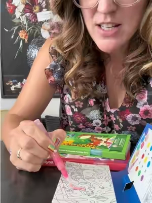 Need a fun screen-free activity?! 🎨💦 This watercolor painting book set is SO good! You get THREE different books, tons of watercolor pages, and THREE water pens that make painting super easy and cleanup is a breeze! 🙌 Perfect for keeping little hands busy and creative without the mess. 🎨✨ #WatercolorPainting #ScreenFreeActivities #KidsActivities #MomFinds #CreativeKids