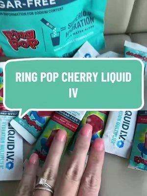 Ring pop cherry is so popular it always sells out 🍒 @Liquid I.V. #electrolytes #hydration 