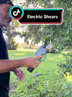 Fanttik has these cordless electric shears, and they save soo much time! #fanttik #fanttiktools #electricshears #shears #yardwork 