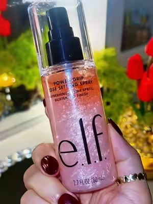 e.l.f. Power Grip Rosé Makeup setting spray #settingspray @elfcosmetics 