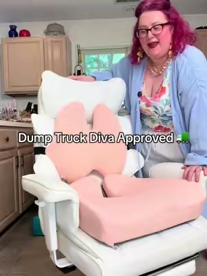 I love this seat cushion! Checks all the boxes for me!! #seatcushion #cushion #chaircushion #plussize #plussizechair 