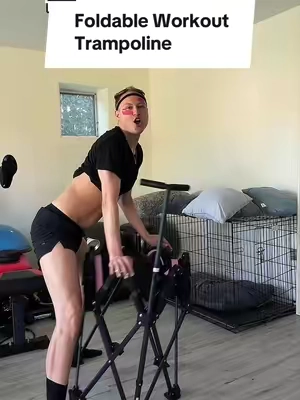 they might be on to something  #jumpfit #trampolineworkout #fitnesstips #homeworkout #womensworkouts 