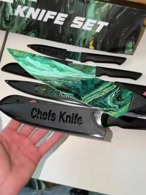 Coolest kitchen knives ever #kitchen #knives #design 