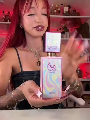 Lataffas newest perfume ✨ and it’s creamyyyy #tiktokshopcreatorpicks #lataffa #lataffaparfum #smellgood 