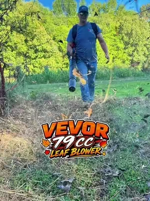 VEVOR 79cc 2-Stroke Gas Backpack Leaf Blower | 184 MPH Heavy Duty High-Power Yard & Lawn Cleanup Blower Take on serious outdoor cleanup with the VEVOR 79cc 2-Stroke Gas Backpack Leaf Blower. Built for heavy leaves, grass clippings, driveways, sidewalks, large yards, farms, landscaping, and property maintenance. The powerful 79cc gas engine, backpack design, 3L fuel tank, and up to 184 MPH air speed make it a great option for bigger cleanup jobs. Perfect for fall leaf cleanup, lawn care, clearing around buildings, garages, shops, fences, and large properties. KEYWORDS: VEVOR 79cc leaf blower, VEVOR backpack leaf blower, 79cc backpack blower, gas backpack leaf blower, 2 stroke leaf blower, 184 MPH leaf blower, powerful gas leaf blower, heavy duty leaf blower, high power backpack blower, lawn care equipment, yard cleanup tools, fall leaf cleanup, landscaping equipment, farm cleanup tools, property maintenance, outdoor power equipment, gas powered blower, large yard leaf blower #VEVOR #LeafBlower #BackpackBlower #LawnCare #YardCleanup 