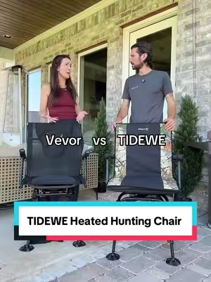 Hunting this season is going to be alot more comfortable #huntingchair #hunting #deerseason #tidewe #tiktokshopcreatorpicks 