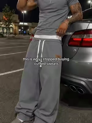 wide leg only #sweatpants #baggypants #greypants #streetwear #fitcheck 
