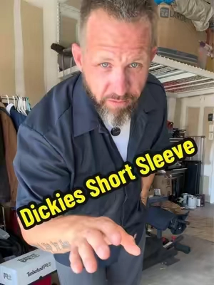 @Dickies short sleeve workwear shirts button up for the blue-collar man ##tiktokshopcreatorpicks##tiktokshopstockup##mensfashion##bluecollar##dickies
