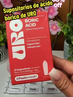 Supositorios de ácido bórico URO - 12 unidades @O Positiv 🌸#dealsforyoudays #dealsforyoudays #dealsforyoudays #tiktokshopcreatorpicks #tiktokshopblackfriday