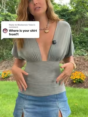 Replying to @Mackenzie Yates Y2K tops>  #plungingtop #TikTokshopbacktoschool #tiktokshopcreatorpicks #y2ktop #longtank 