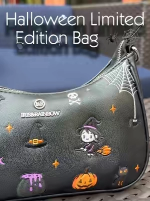 Spooky season just got a whole lot cuter 🎃🖤✨ #IrisAndRainbow #BagTok #halloween2026 #TikTokMadeMeBuyIt #boo 