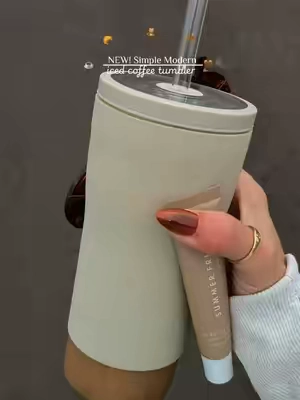 glass coffee cups just hit different 🍂☕️ #coffee #simplemodern #glass #tumbler #fallfashion 