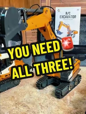 Forget buying just one! 🚜 The excavator, loader AND dump truck make a complete little RC construction crew. These are the kind of RC machines adults are going to want to play with too! #RCConstruction #RCToys #GiftIdeas #falldealsforyou #tiktokshopcreatorpicks @Akeleo Toys 