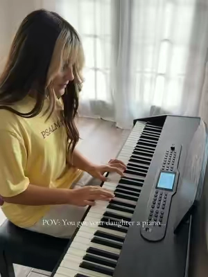 Would you get this for your kid if they wanted to learn piano? 🎹 #piano #wavetoearth #pianocover #w2e #tiktokshop @wave to earth 