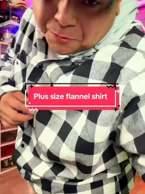 Lightweight hooded flannel shirt #flannel #flannelshirt #plussizeflannel #plussize #tiktokshopstockup 