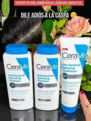 @CeraVe CeraVe Anti-Dandruff Hydrating Haircare | Shampoo, Conditioner & 2-in-1 | 100% Flake-Free | Scalp Barrier Care & Sulfate-Free #tiktokshopcreatorpicks #antidandruff #cerave #ceravepartner #tiktokshopblackfriday 